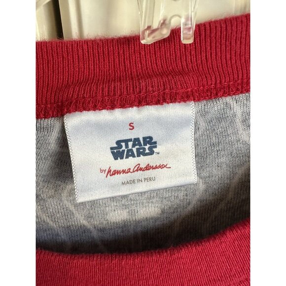 Hanna Andersson Pajama Long Sleeve Top Star Wars Darth Vader Unisex Small Black - Picture 3 of 8